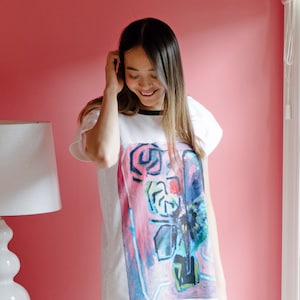 Flowers | Hospital Gown | Maternity Gown | Gifts for Moms | Baby shower | Pregnancy | Labor & Delivery | Nursing Gown