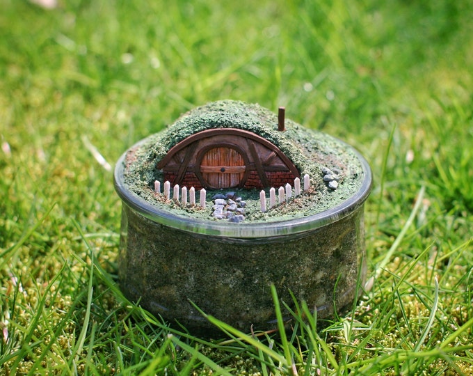 Miniature Hobbit Home Model Diorama Display Paperweight Fairy Garden Etsy