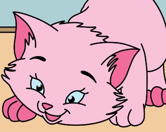 Coloring Pages-Kitty Cat