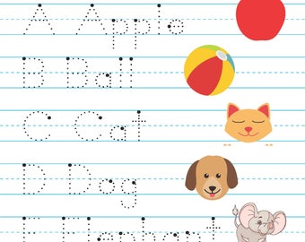 A-Z First Words Tracing