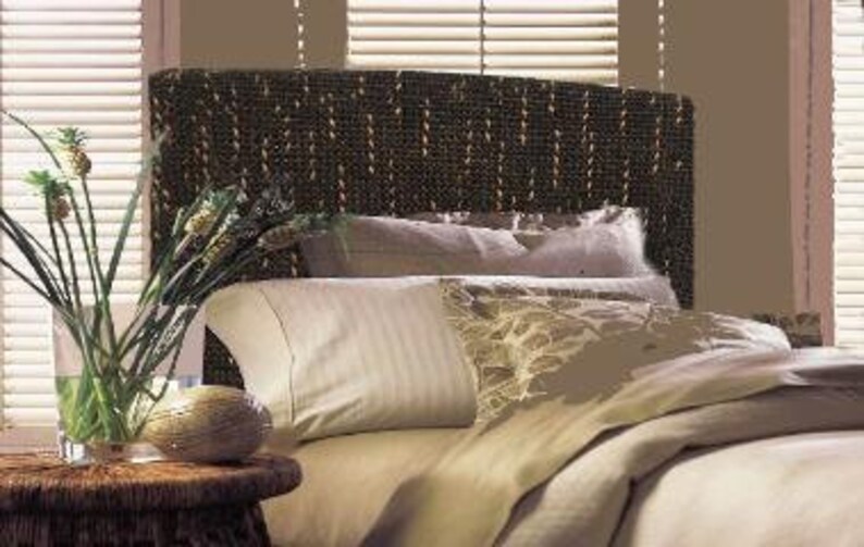 SEAGRASS QUEEN HEADBOARD/Free Shipping to Contituous U. S. Etsy