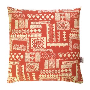Bright Orange pillow cover Designer Tangerine Geometric Abstract print cushion case Yellow Red Contemporary Modern Throw Accent Living room