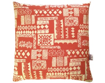 Funda de almohada de color naranja brillante, diseño de mandarina, estampado geométrico abstracto, funda de cojín, amarillo, rojo, contemporáneo, moderno, para sala de estar