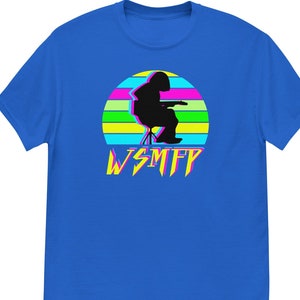 Panic Houser 80s Neon Sunset Men&#39;s Tshirt, 80s Tshirt, Jam Band Shirt, Retro Shirt