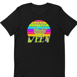 WEEN 80s Neon Retro Sunset Unisex t-shirt