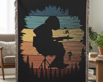 Wijdverspreide Panic Houser geweven deken | Wandtapijt | Woondecoraties | Festivaldeken | Cadeau muziekliefhebber | Deken groot formaat 80 x 60 inch