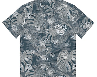 Ween Boognish Floral Hawaiian Unisex button shirt, Concert Shirt, Summer Shirt, Gift for Music Lover