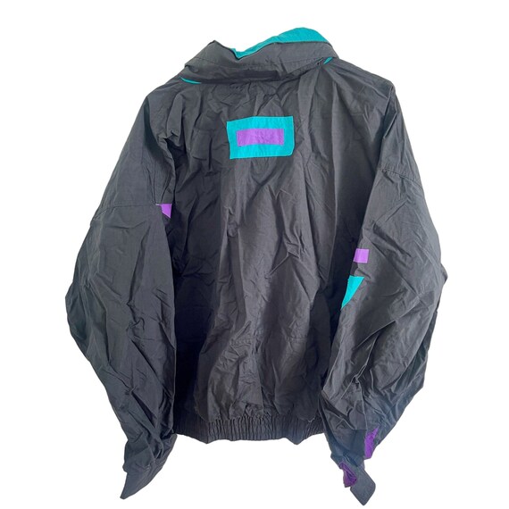 RARE Vintage 90s Swingster Mens Black Purple Teal… - image 4