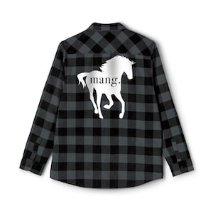 Ween Stallion Mang Unisex Flannel Shirt, Gift for Him, Concert Shirt, Festival Fashion, Winter Flannel