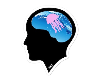 SCI Cheese Incident Jellyfish Brain Vinyl sticker, SCI, Jam Band, Decal