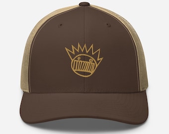 Ween Brown Embroidered Boognish Trucker Hat, Concert Hat, Gift for Music Lover, Festival Fashion