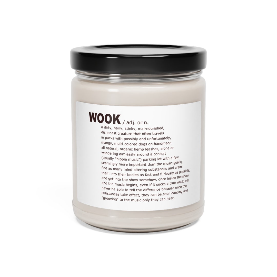 Wook Definition Scented Soy Candle Funny Candle Novelty Etsy