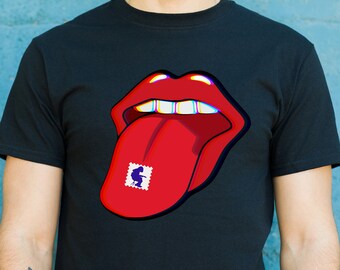 Panic Houser Acid Tab Tongue Trippy Unisex t-shirt, Jam Band Shirt, Comfort Shirt, T-shirt, Concert Shirt, psychedelic t-shirt