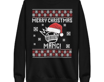 Merry Christmas, Mang! | Boognish Ugly Christmas Sweater | Ween Holiday Sweatshirt, Gift for Music Lover