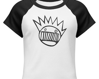 Ween Boognish Women’s micro rib black, raglan baby t-shirt, gift for her, concert shirt, ween fan, music lover shirt,