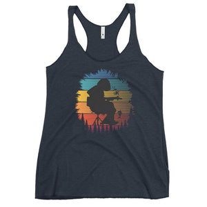 WSP Houser Retro Sunset Colorsplash Women&#39;s Racerback Tank | Panic | Gift for Her