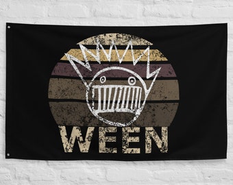 Festy Flag WEEN Vintage Brown Sunset