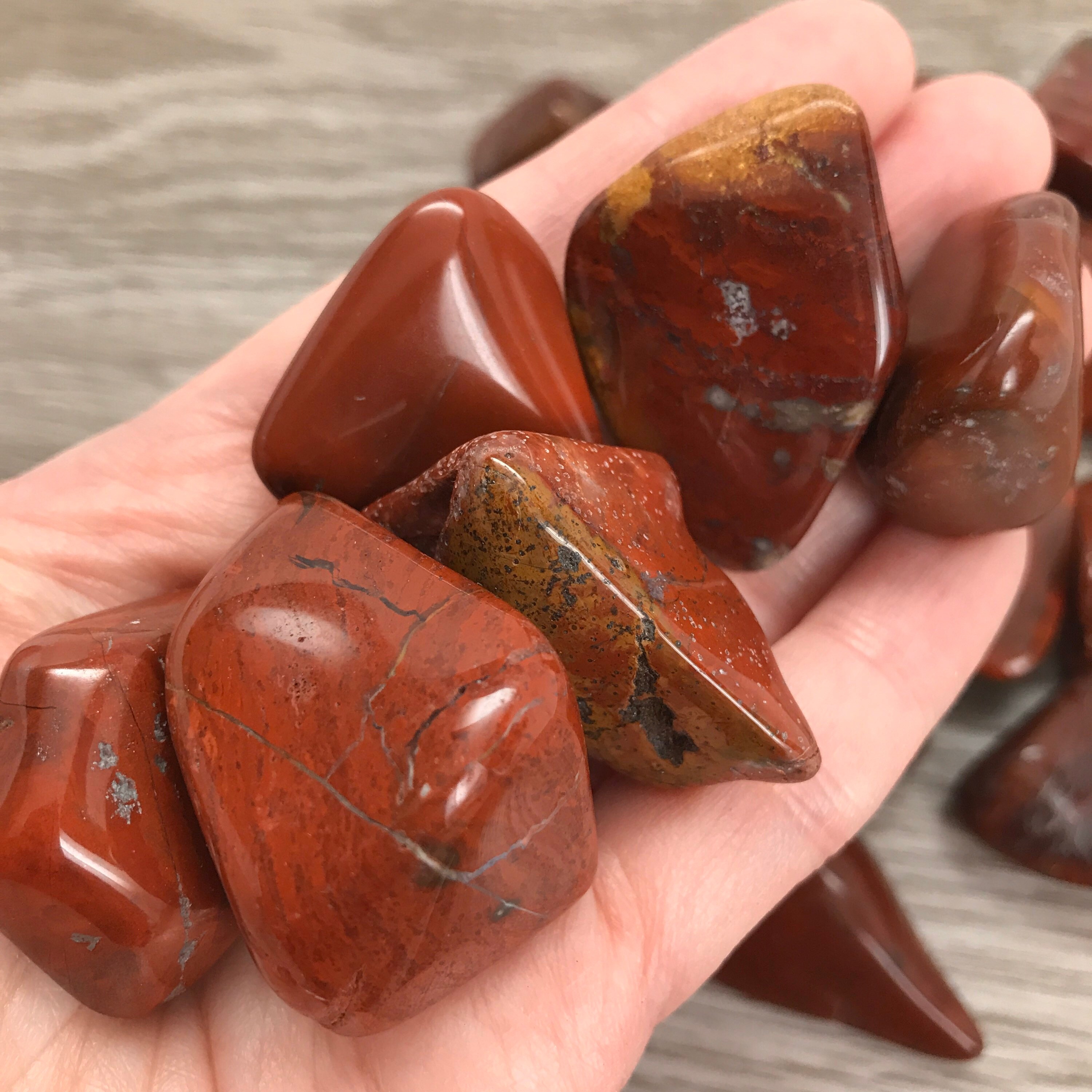 Chestnut Jasper Tumbled Stone T12 Etsy UK