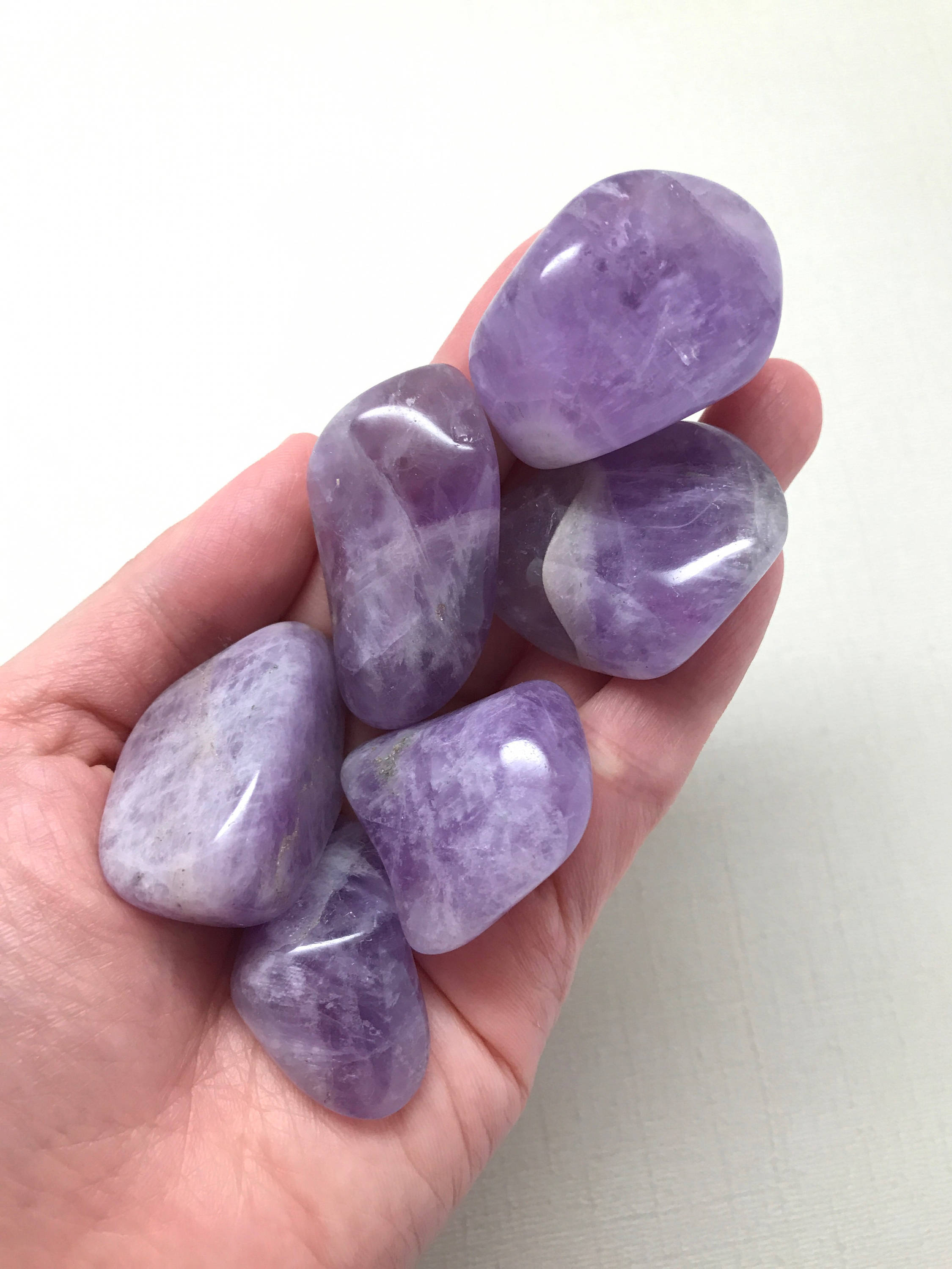 Amethyst Tumbled Stone | Large Amethyst Tumbled Stone #T3
