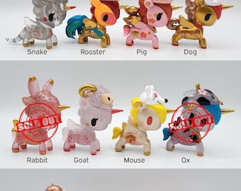 Tokidoki Metallico Lunar Calendar Custom Keychains