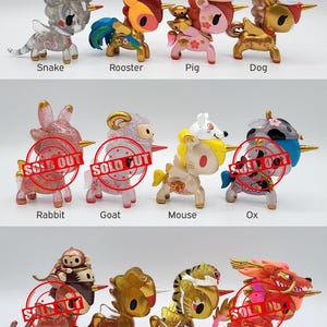 Tokidoki Metallico Lunar Calendar Custom Keychains