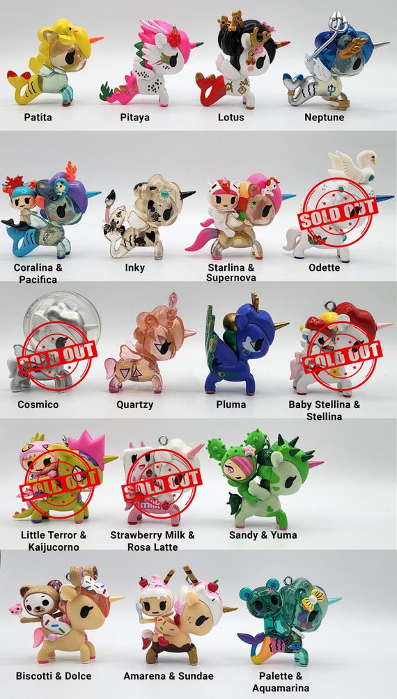 Tokidoki Custom Keychains