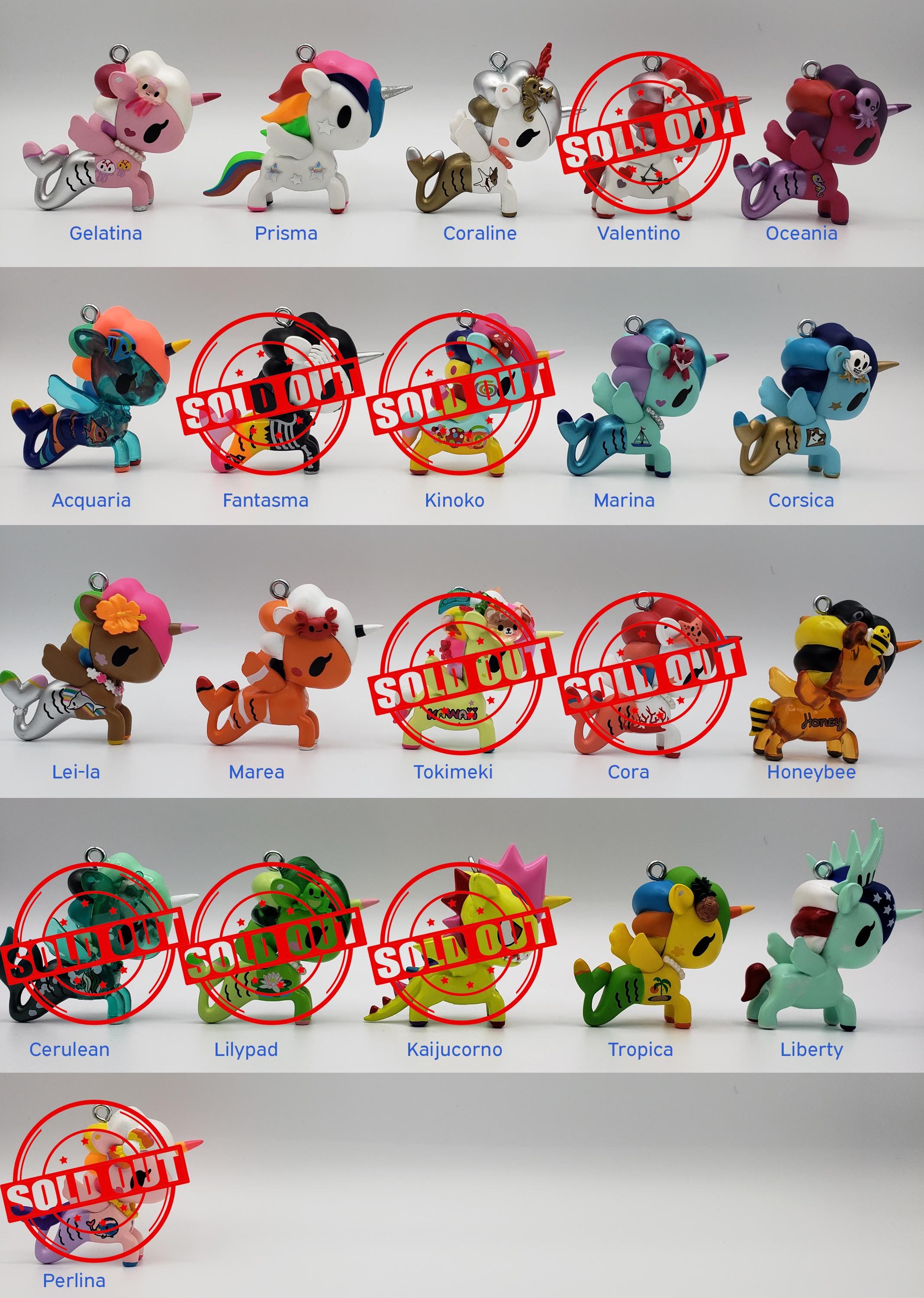 Tokidoki unicorno keychain clearance