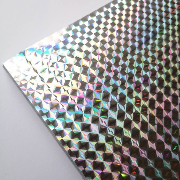 A4 LASER Printable Holographic Prism Sticker 5 Sheets