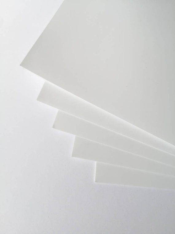 Vinilo Adhesivo Imprimible Láser Blanco Brillo - Pack de 10 hojas