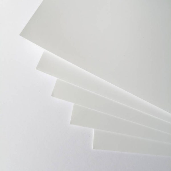 INKJET glänzende wasserdichte Vinyl-weiße Aufkleberbögen Etiketten A4 2/5/10 -pack