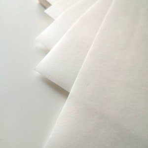 LASER Washi Matte Sticker Paper Labels White Translucent A4 LASER Printable 10  a4 sheets per pack