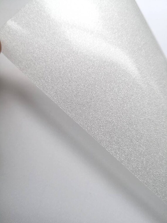 A3 Transparent Fine Glitter Silver Sticker Sheet Self-adhesive - Etsy