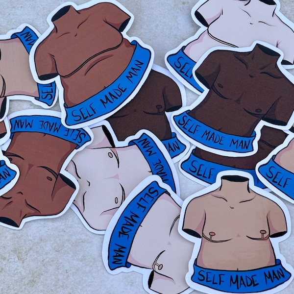 Self Made Man Stickers