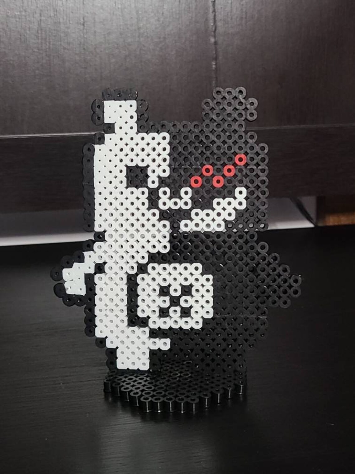 Monokuma Pixel Art Figure Etsy