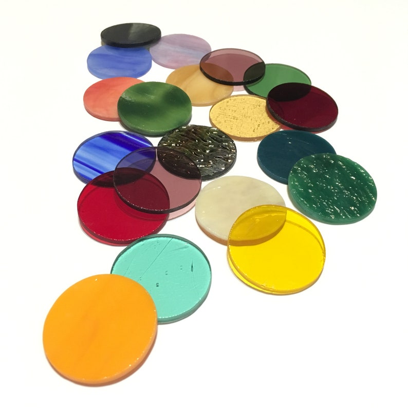 Stained Glass Precut Circles You Can't Do Without Explore Etsy