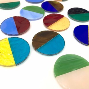 Stained Glass Precut Half Rounds are Amazing Explore the amazing Variety Color Mix Now image 4