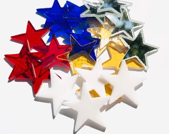 Stained Glass Precut Stars you'll Love Explore the amazing Patriot Blend Now!