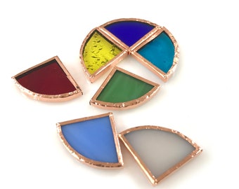 Stained Glass Precut and Foiled Quarter Rounds you'll find super handy Check out the amazing Variety Color Mix now!