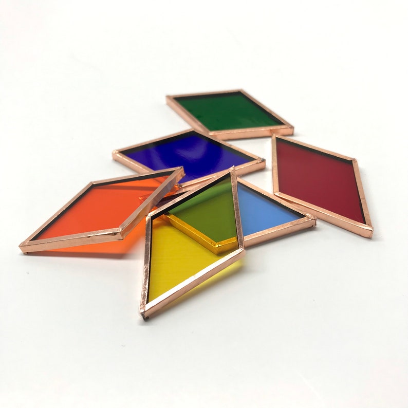 Stained Glass Precut and Foiled Diamonds You'll Love Etsy