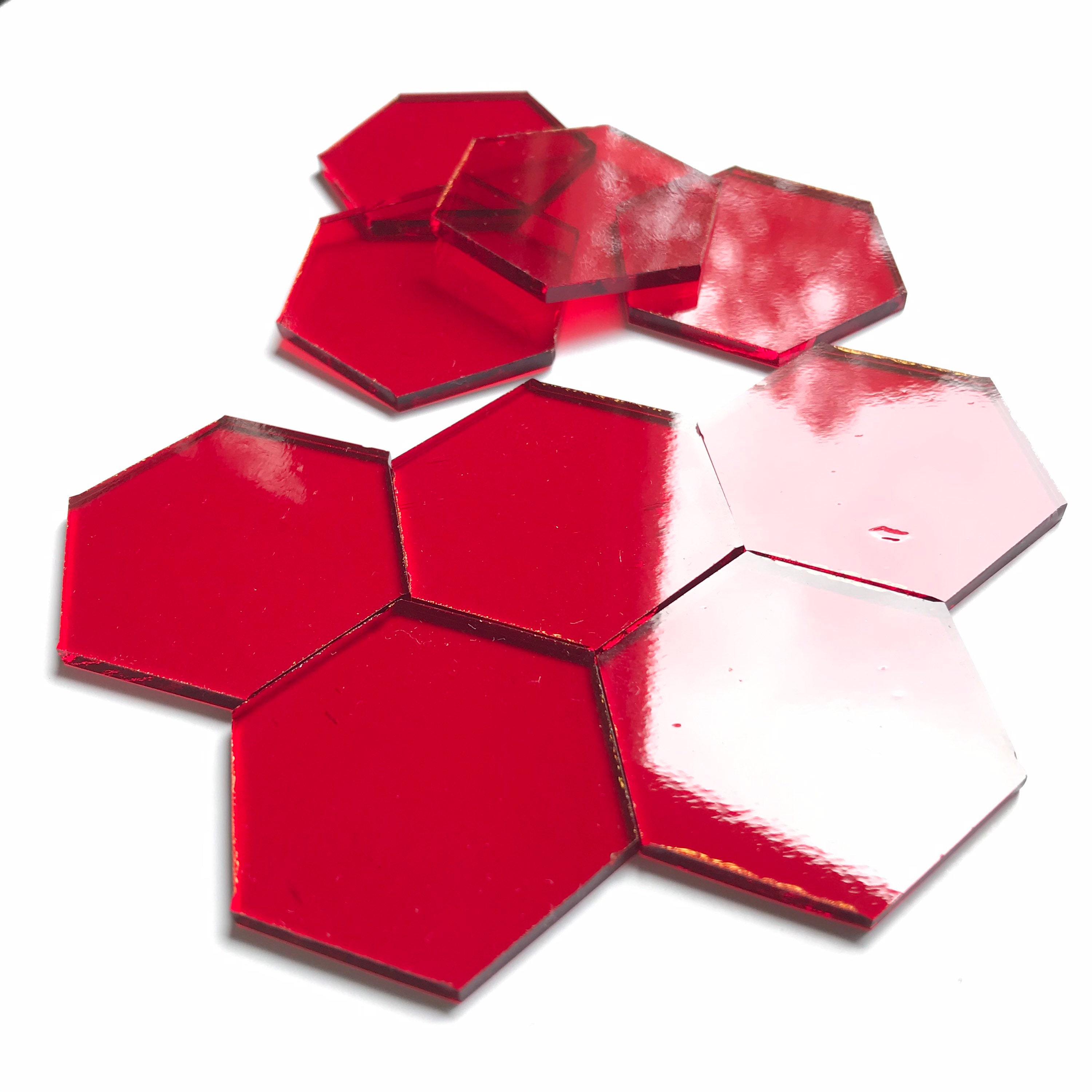 Fusible Stained Glass Precut Hexagons you'll love. Etsy