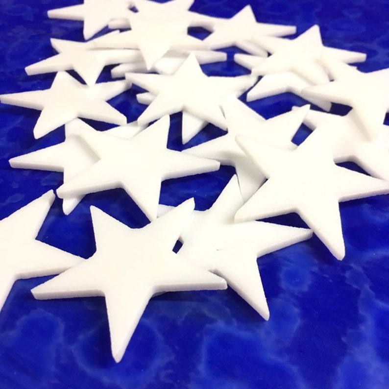 Stained Glass Precut Stars you'll love Explore the White Star Mix Now image 3