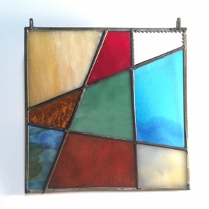 Stained Glass Abstract Suncatcher Kit image 2