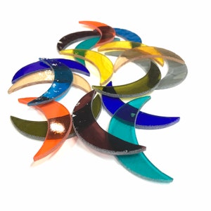 Stained Glass Precut Crescents you'll Love. Discover the amazing Variety Color Mix Now!