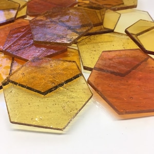 Stained Glass Precut Hexagon
The Rusty Pickle Stained Glass & Glassery