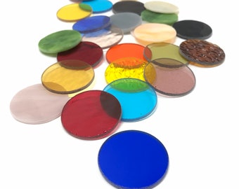 Stained Glass Precut Circles you can't do without Explore the amazing Variety Color Mix Now!