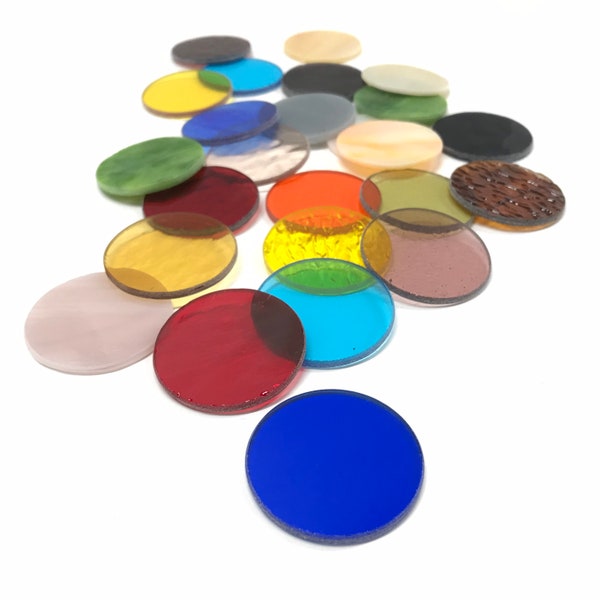 Stained Glass Precut Circles you can't do without Explore the amazing Variety Color Mix Now!