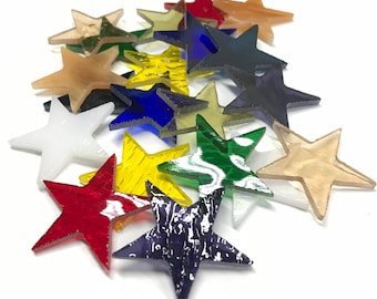 Stained Glass Precut Stars you'll Love Discover the amazing Variety Color Mix Now!