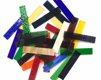 Stained Glass Precut Squares or Rectangles you LOVE Explore the amazing Variety Color Mix Now!