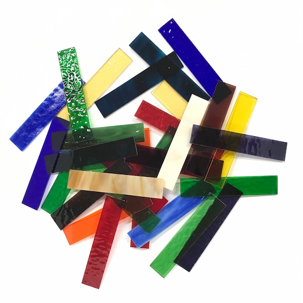 Stained Glass Precut Squares or Rectangles you LOVE Explore the amazing Variety Color Mix Now!