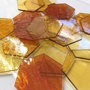 Stained Glass Precut Hexagon
The Rusty Pickle Stained Glass & Glassery